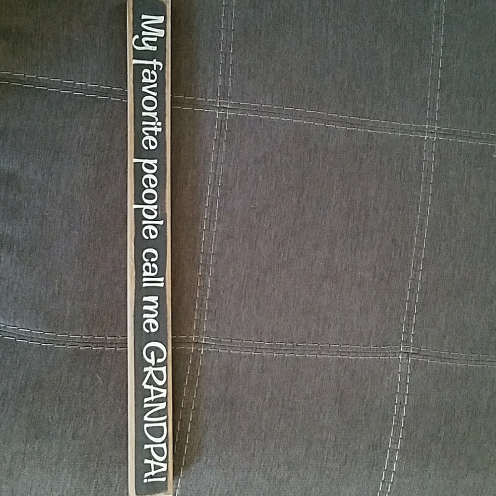 Wooden sign